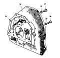 12H1316 - Gasket for rear mounting plate (1500)